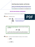 Module2 Multiplying and Dividing Rational Expressions