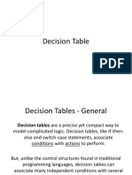 Decision Table PDF