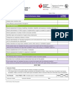 PALS Case Scenario Testing Checklist