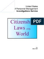 Citizenship Laws of The World