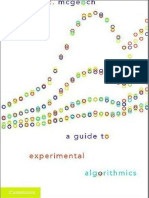 Catherine C. McGeoch - A Guide To Experimental Algorithmics-Cambridge University Press (2012) PDF