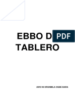 Ebbo Tablero Ogbe Bara