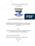 Análisis de Gestión de Inventarios de La Empresa Comercial Cell House Ibarra (Ecu 2018)