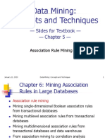 Web Minng - Mining Association Rules in Large Databases