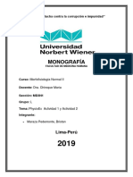 Mecanismos Del Transporte y Permeabilidad Celular Trabajo F