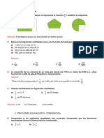 Ejercicios de Repaso - Fracciones Con Soluciones