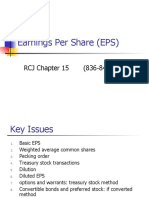 Earnings Per Share (EPS) : RCJ Chapter 15 (836-842)