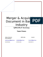 Team - Finacs - Mergers & Acquisition Document in Banking Industry