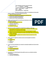 1 Cuestionario BIOENERGETICA, OXIDACIONES BIOLOGICAS, FOSFORILACION OXIDATIVA, METABOLISMO, CICLO DE KREBS