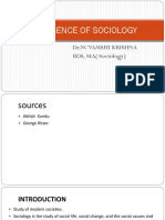 Emergence of Sociology