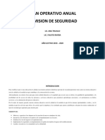 Plan Operativo Anual Comision de Seguridad