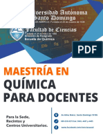 Maestría en Química para Docentes