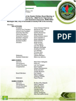 Resolution of SSG G11 Senators and Council Officers