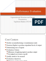 Divisional Performance Evaluation: Organizational Structure and Design Presentation Tapabrata Bhakta (332/46)