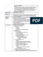 NCM 101 - Health Assessment Syllabus