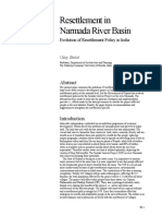 Resettlement in Narmada River Basin PDF