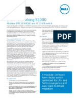 Dell Networking S5000 Spec Sheet