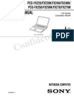 Sony PCG-FX220 PDF