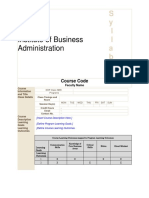 IBA - Syllabus - BBA - BSAF