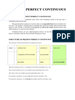 Present Perfect Continuous