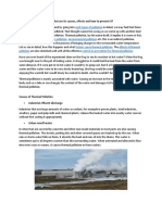 Thermal Pollution Causes and Effects