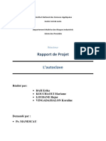 Projet Autoclave