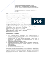 La Subdivisión de Terreno Es El Procedimiento Municipal Mediante El Cual La Municipalidad