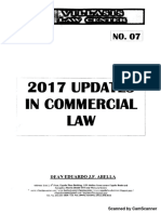 Updates in Mercantile Law 2017 Dean Eduardo Abella