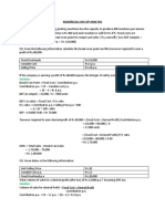 Numericals On CVP Analysis