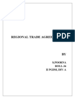 Regional Trade Agreements