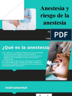 Anestesia y Riesgo de La Anestesia