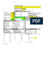 Calculation of P.C.C.&R.C.C. Sizes For Equal Offsets