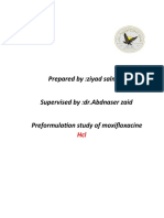 Preformulation Study of Moxifloxacin Hydrochloride 2