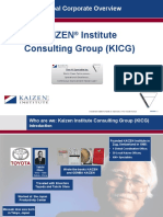 Kaizen Institute Consulting Group (KICG) : Global Corporate Overview