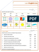 Short Stories The Cold Planet Worksheet