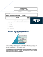 Etapas de La Auditoria Administrativa