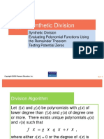 Synthetic Division