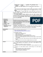 Lesson Plan On Digestion in Stomach and Intestines Grade 4