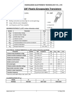 TO-220F Plastic-Encapsulate Transistors: Jiangsu Changjiang Electronics Technology Co., LTD