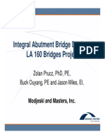 Integral Abutment Bridge Design (Modjeski and Masters) PDF