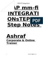 SAP Mm-Fi Integrati Onstep by Step Notes Ashraf: Corporate & Online Trainer