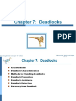 Chapter 7: Deadlocks: Silberschatz, Galvin and Gagne ©2013 Operating System Concepts - 9 Edition