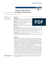 The Impact of FinTech Start Ups On Incumbent Retail Banks Share Prices PDF