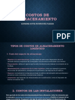 Costos de Almacenamiento