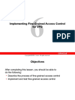 Implementing Fine-Grained Access Control For VPD