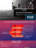 Organisation Structure and Design Wildfire Entertainent: Presented By-Group 3 (Sec-D)