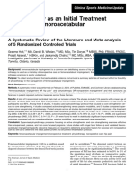 Physiotherapy As An Initial Treatment Option For Femoroacetabular Impingement