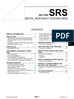 Supplemental Restraint System (SRS) : Section