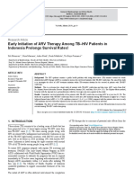 Early Initiation of ARV Therapy Among TB-HIV Patients in Indonesia Prolongs Survival Rates!