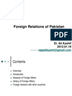 Foreign Relations of Pakistan: Dr. Ali Kashif 2012.01.19